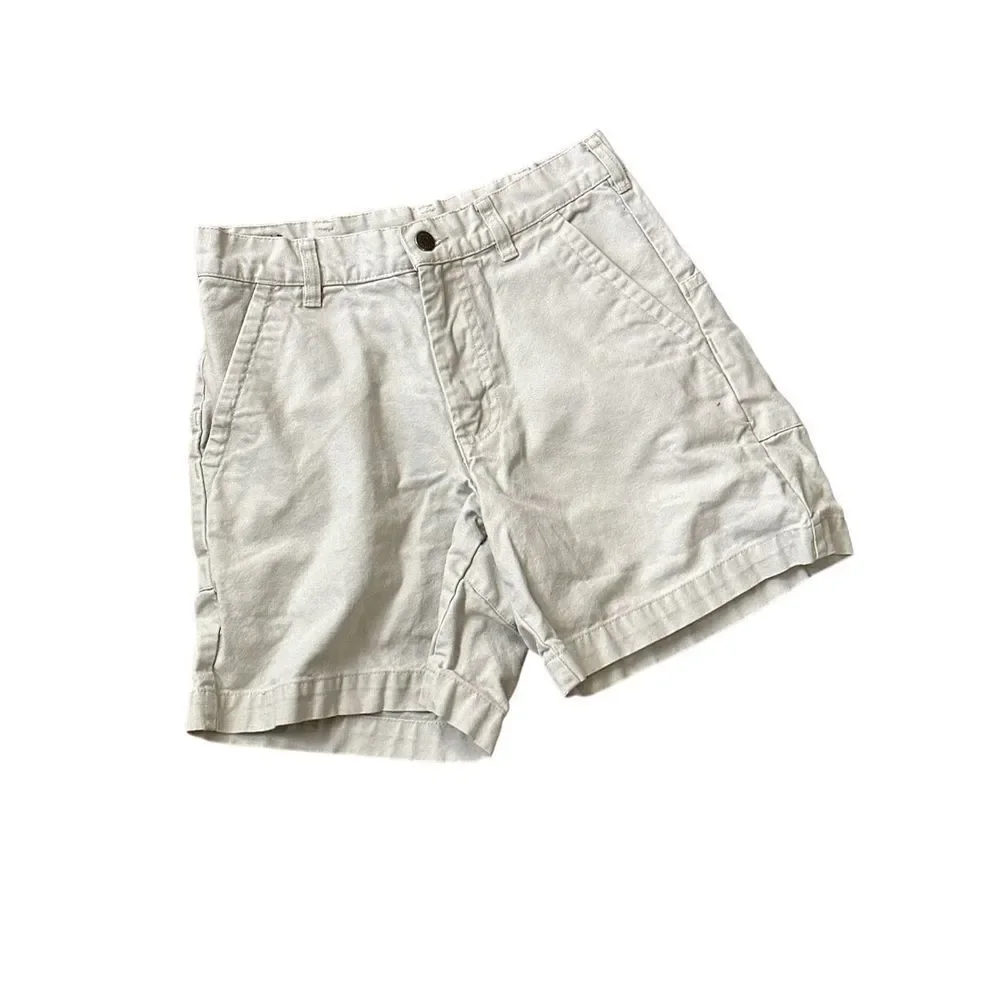 NICE MEN Patagonia organic cotton KHAKI COLOR shorts size 28 GOOD CONDITION